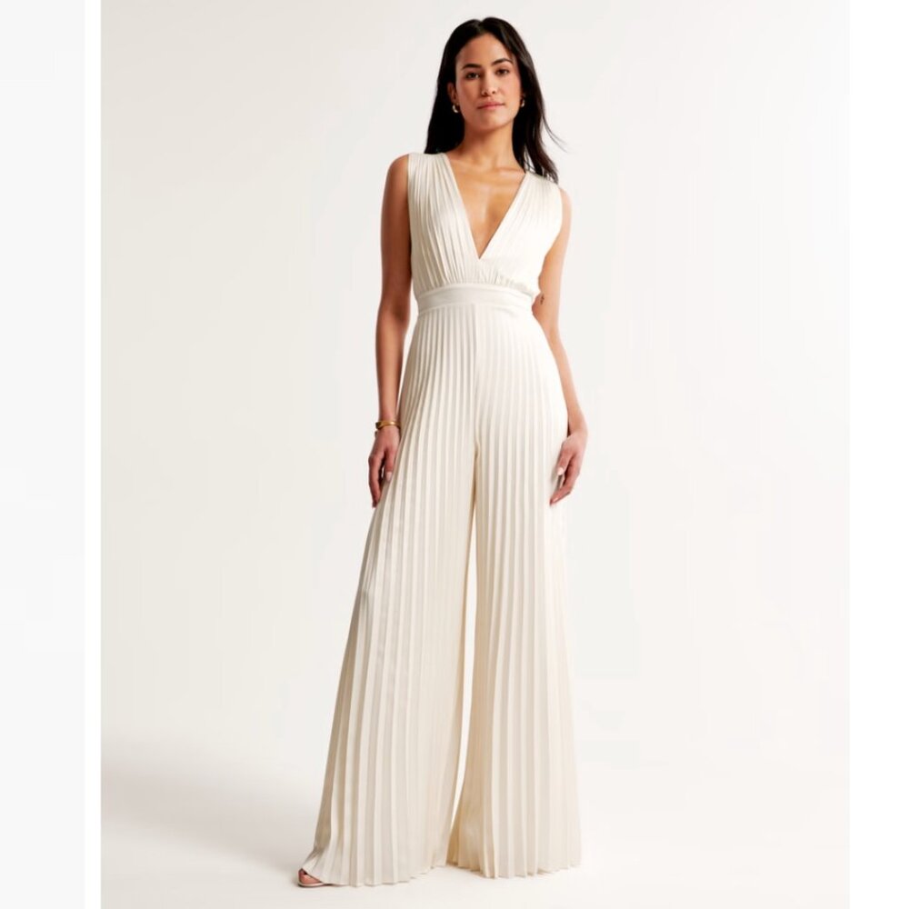 A&F Giselle Pleated Jumpsuit *worn once*